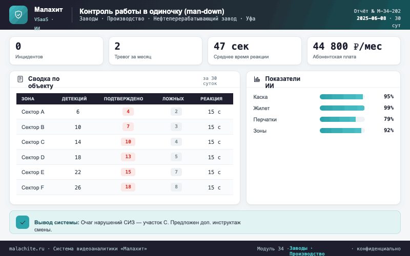 Отчёт за период — Система Малахит